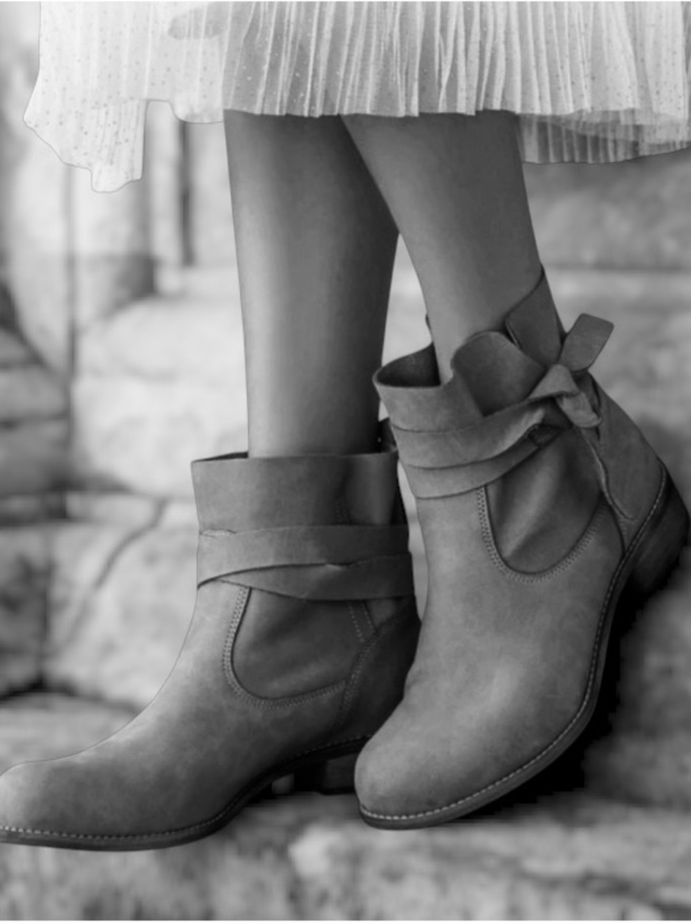 Zapato Cognac Leather Slouch Ankle Bow Boots 38